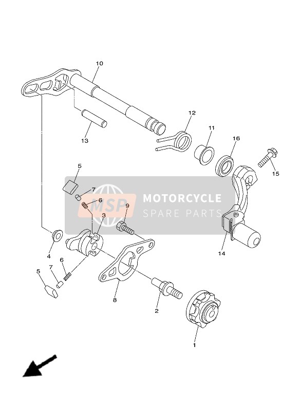 BAK181720000, Guide, Shift, Yamaha, 0