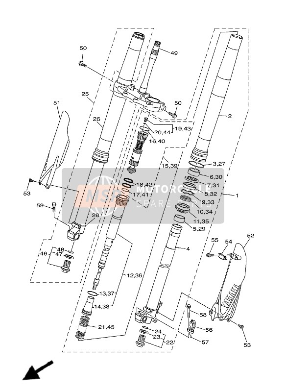 BAK2316A0000, Tongklep Compl., Yamaha, 0