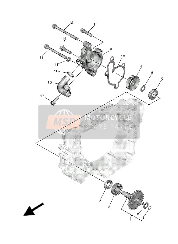 95E320607000, Bolt,  Flange Deep Recess, Yamaha, 2