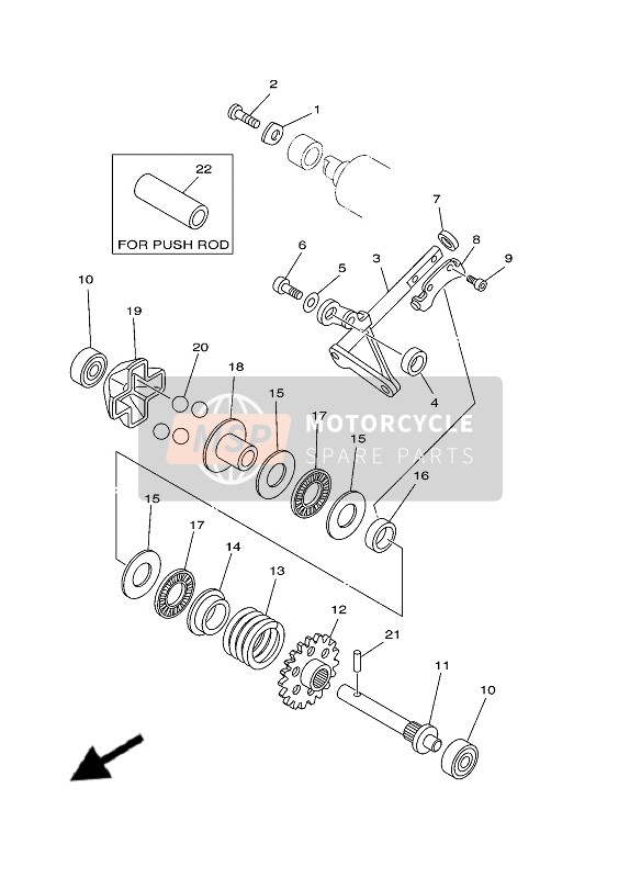 Yamaha YZ125 2020 Gobernador para un 2020 Yamaha YZ125