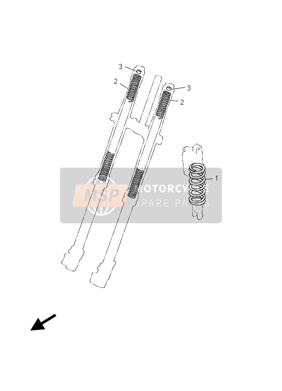 Yamaha WR450F 2003 ALTERNATIV (CHASSIS) für ein 2003 Yamaha WR450F