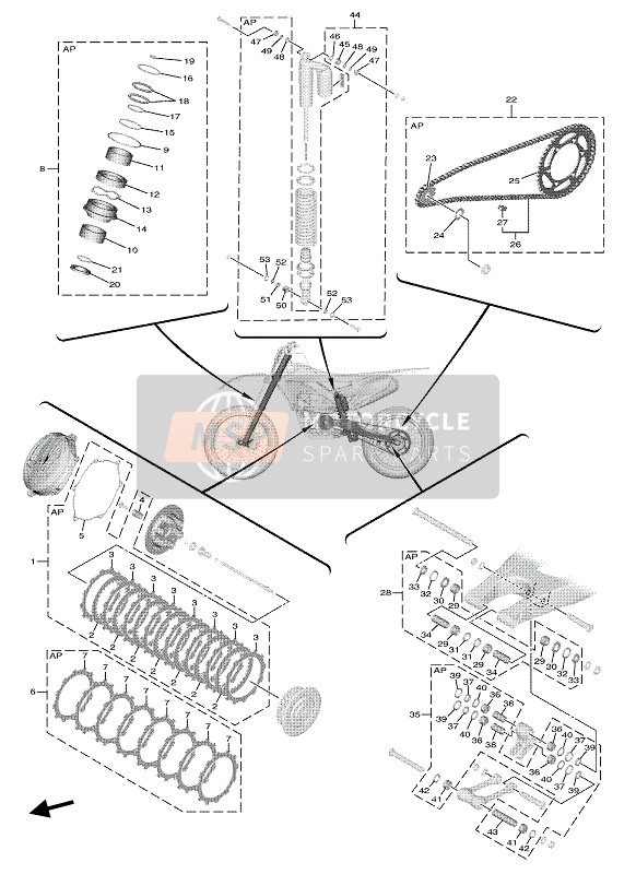 933172226200, Bearing, Yamaha, 3