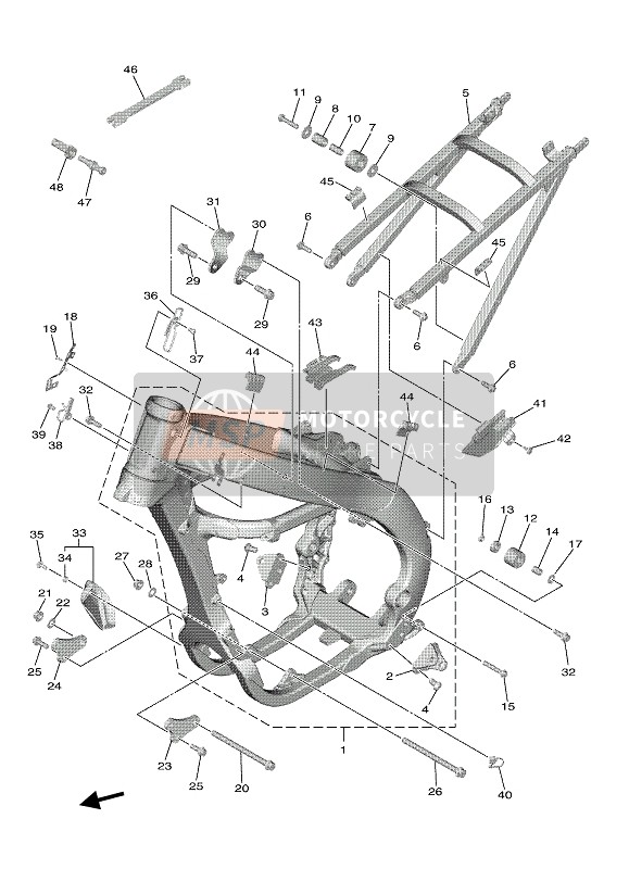 B7B214710100, Protector, Engine, Yamaha, 1