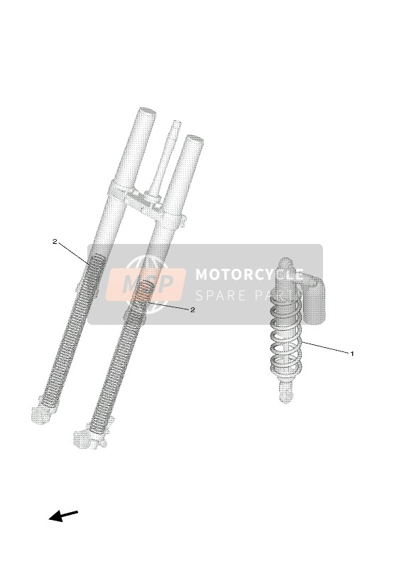 Yamaha YZ250F 2021 ALTERNATE FOR CHASSIS for a 2021 Yamaha YZ250F