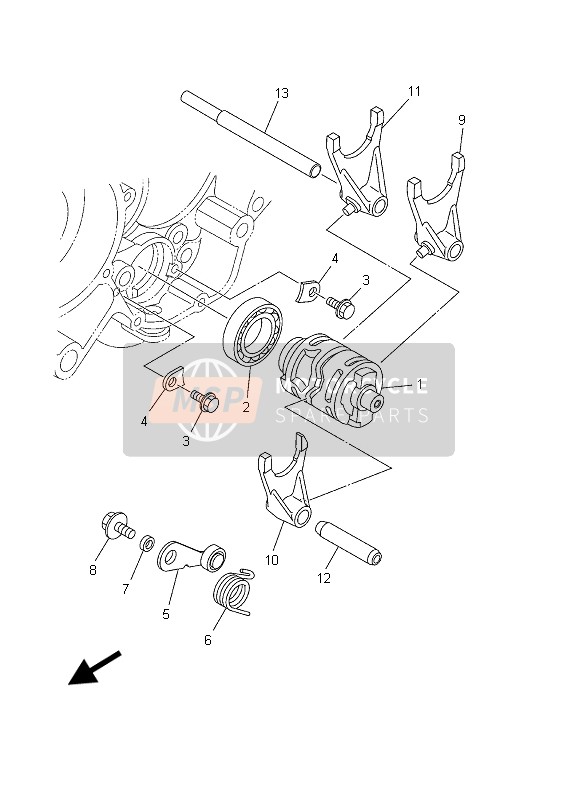 Shift Cam & Fourchette