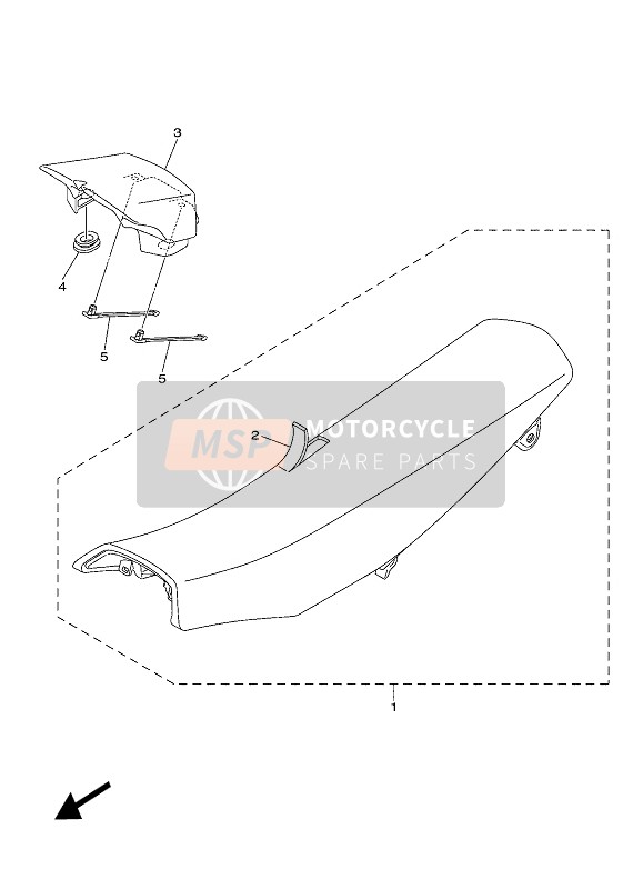 Yamaha WR250F 2022 SITZ für ein 2022 Yamaha WR250F