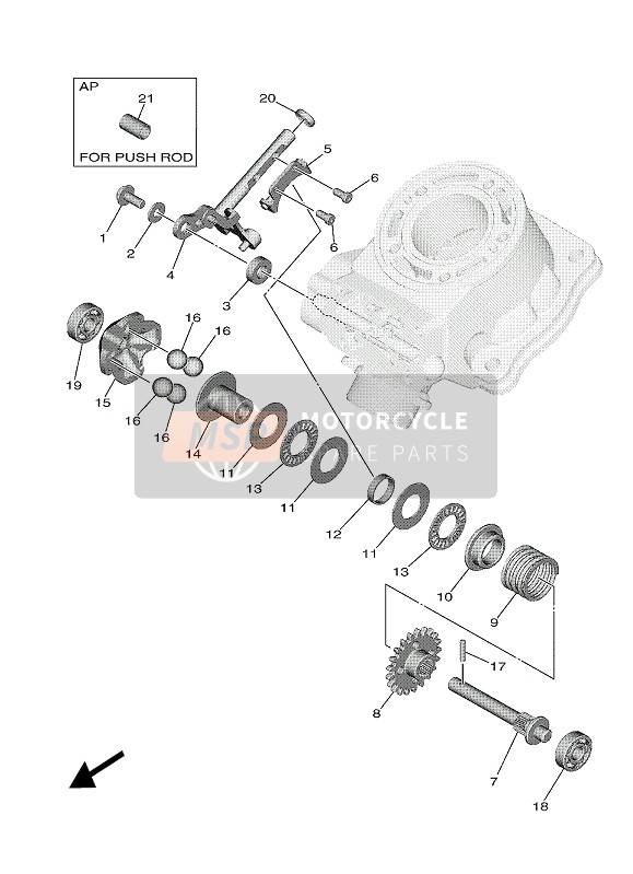 Yamaha YZ65 2022 Governatore per un 2022 Yamaha YZ65