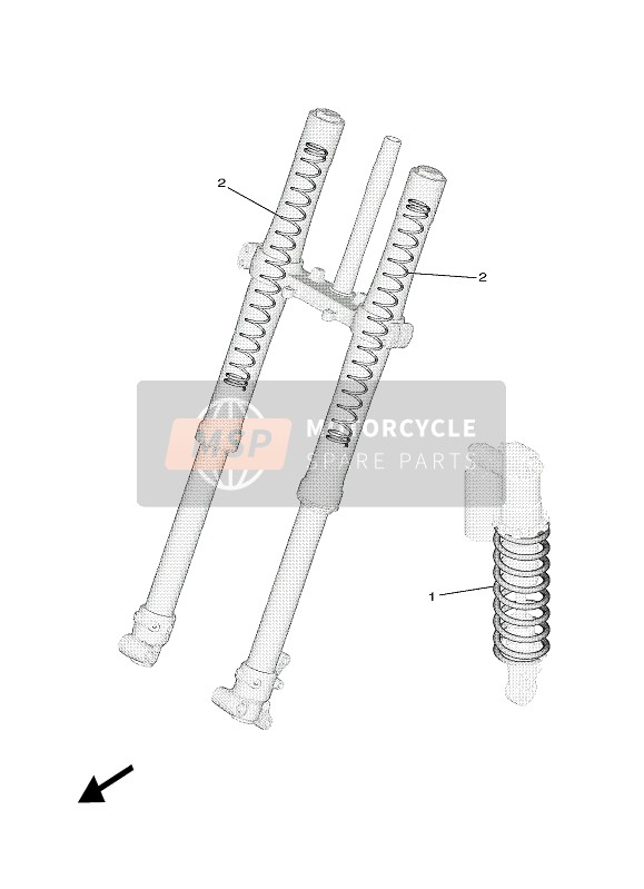 Yamaha YZ65 2022 Alternativa per telaio per un 2022 Yamaha YZ65