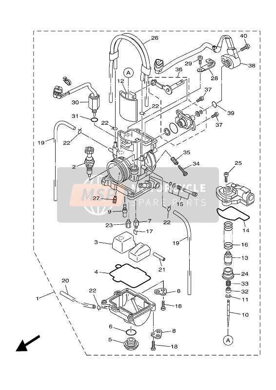 B4X14916EH00, Jet Needle Comp., Yamaha, 0