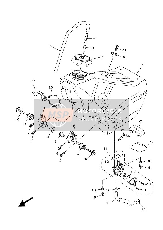 1C3241820000, Damper, Locating 2, Yamaha, 2