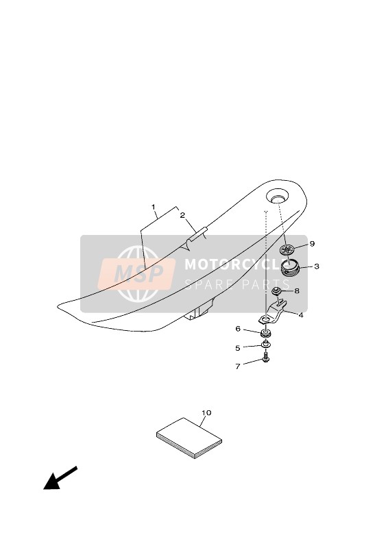 BCR2470F0000, Seat Cover Comp., Yamaha, 0