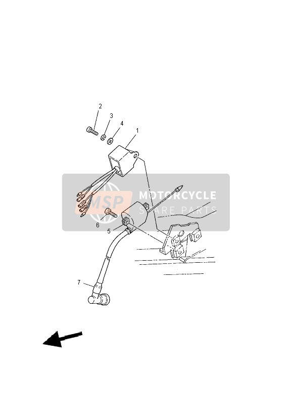 4BC855400000, Bloc C.D.I., Yamaha, 2