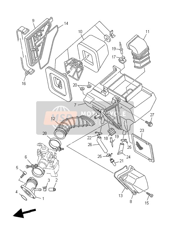 Yamaha TT-R125E SW & LW 2004 Assunzione per un 2004 Yamaha TT-R125E SW & LW