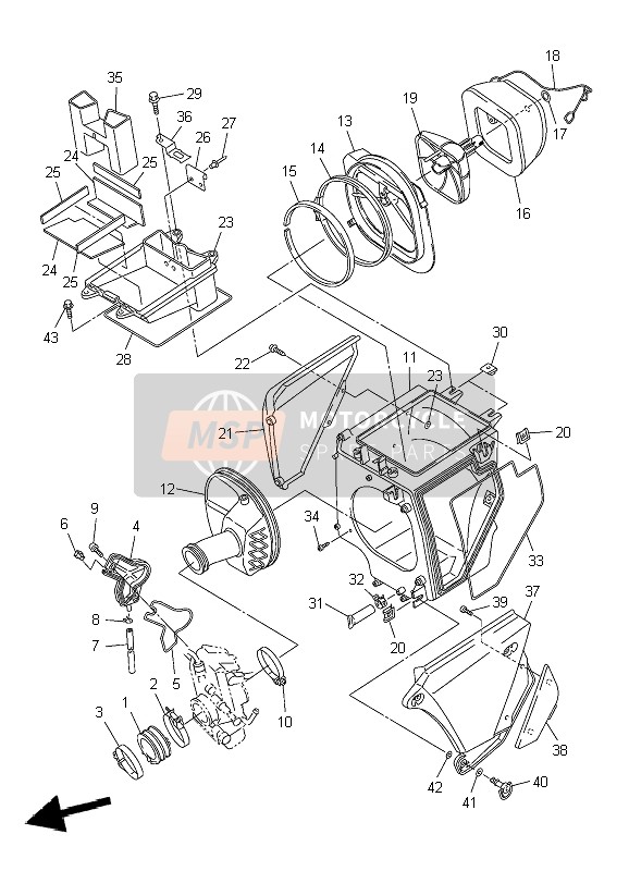 5TJ144620000, Joint Spy, Yamaha, 0