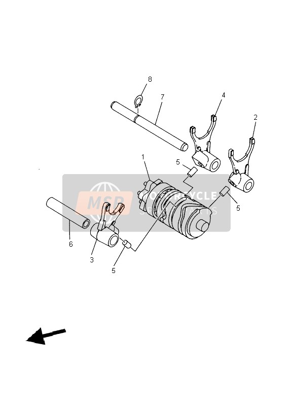 Shift Cam & Fourchette