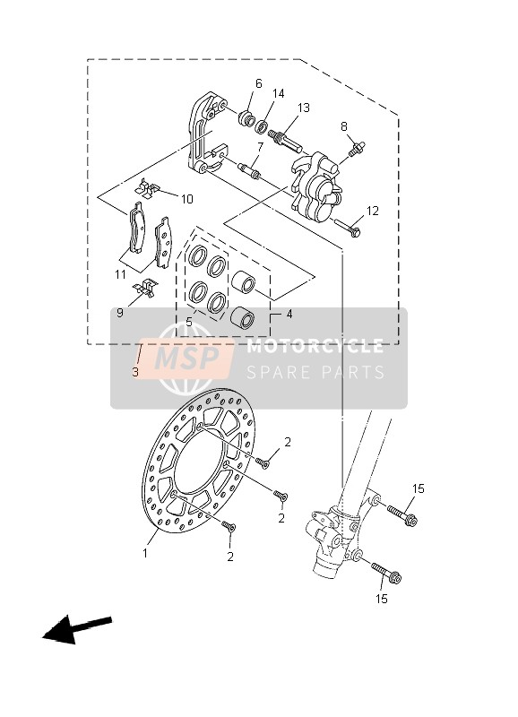 BREMSSATTEL VORNE