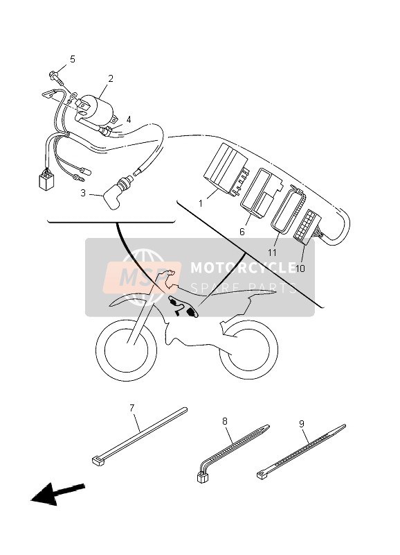 904601512600, Schlauchschelle, Yamaha, 1