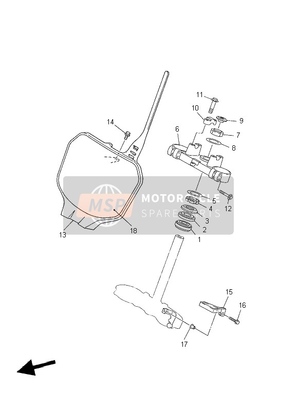 5TA233570000, Mutter, Yamaha, 2