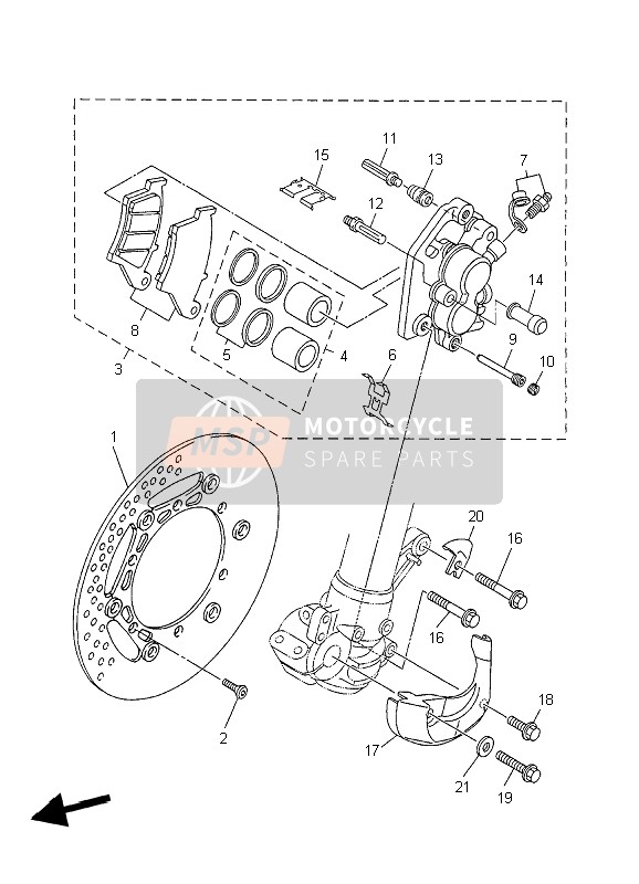 BREMSSATTEL VORNE