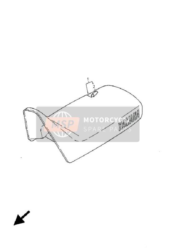 Yamaha PW50 2005 Asiento para un 2005 Yamaha PW50