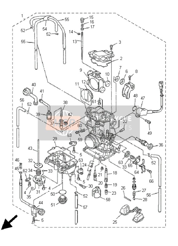 5TJ149169T00, Aiguille, Yamaha, 1