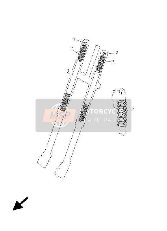 Yamaha YZ450F 2005 ALTERNATIV FÜR CHASSIS für ein 2005 Yamaha YZ450F