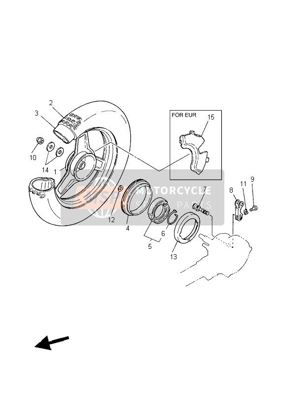 Roue arrière