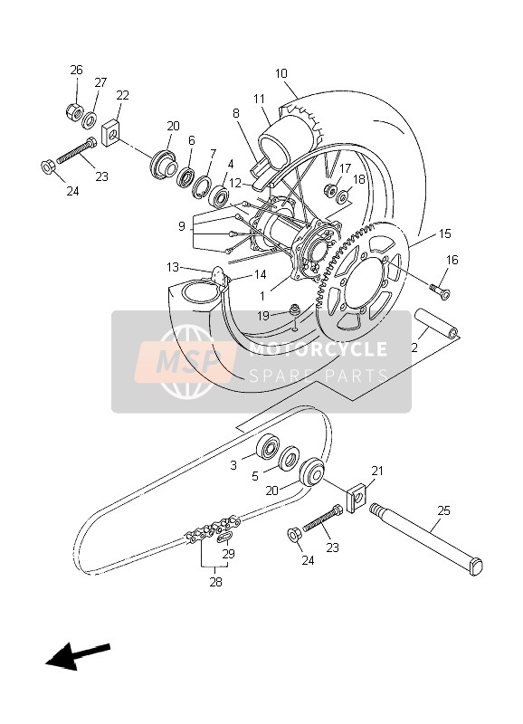 944181900800, Felge, Yamaha, 0