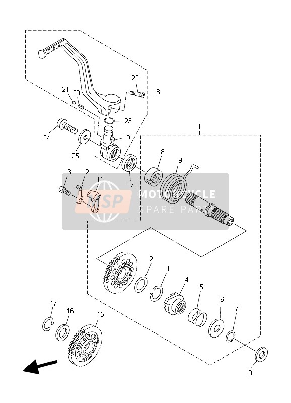 2S2156200100, Pedale De Kick, Yamaha, 0