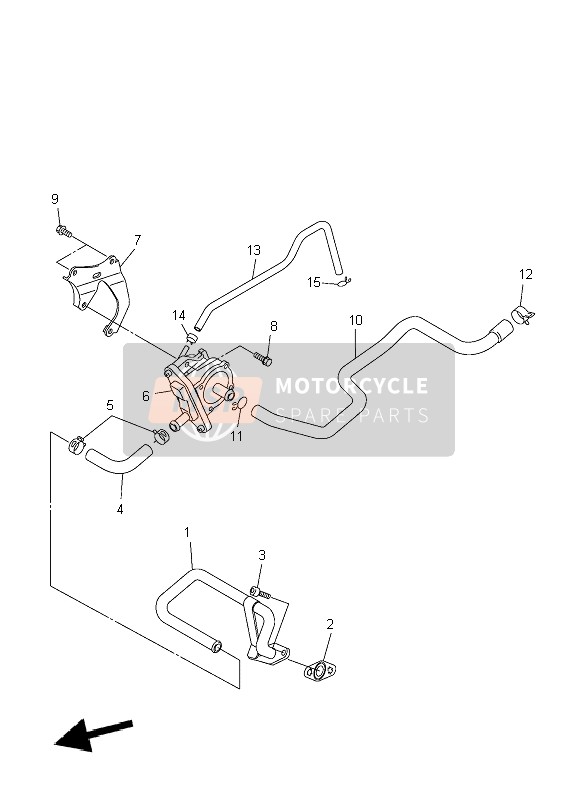 Yamaha WR450F 2007 Air Induction System for a 2007 Yamaha WR450F