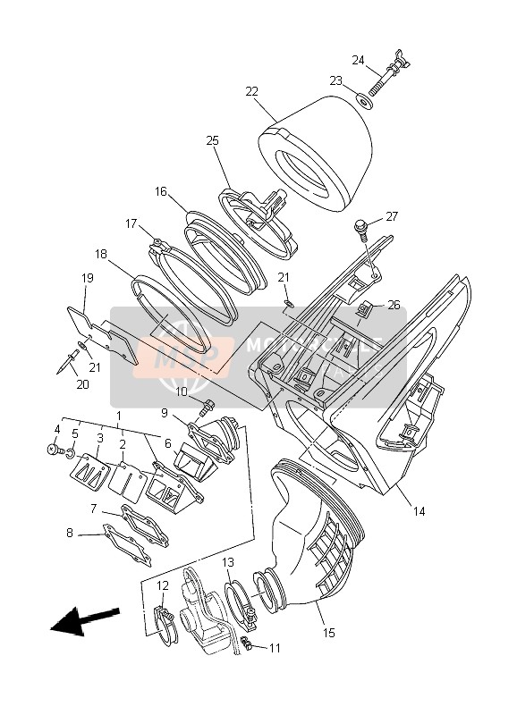 Yamaha YZ250 2007 Consumo para un 2007 Yamaha YZ250