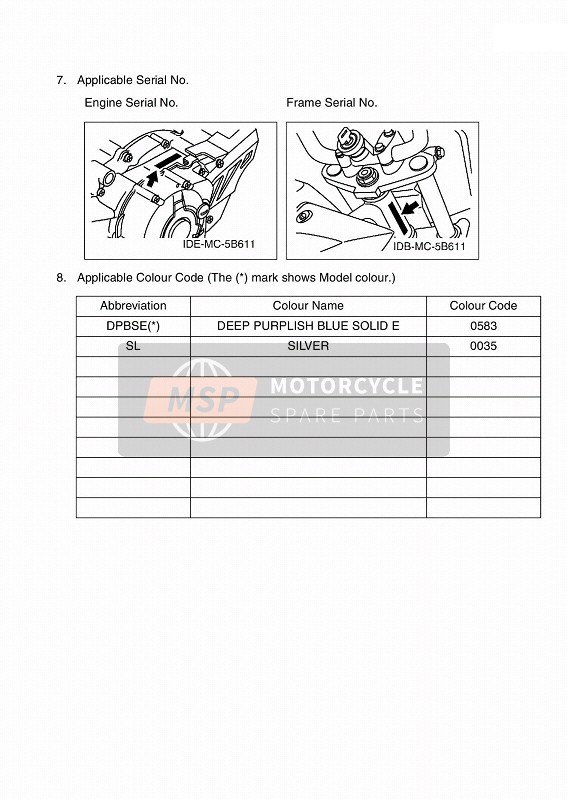 Yamaha TT-R110E 2009 VORWORT 1 für ein 2009 Yamaha TT-R110E