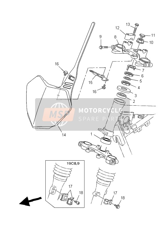 Yamaha TT-R125 SW & LW 2009 Pilotage pour un 2009 Yamaha TT-R125 SW & LW