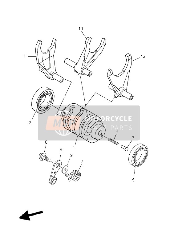 Shift Cam & Fork