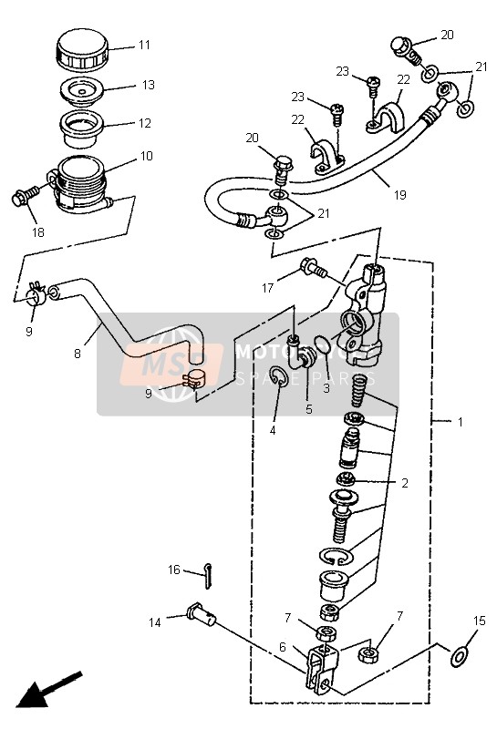 REAR MASTER CYLINDER