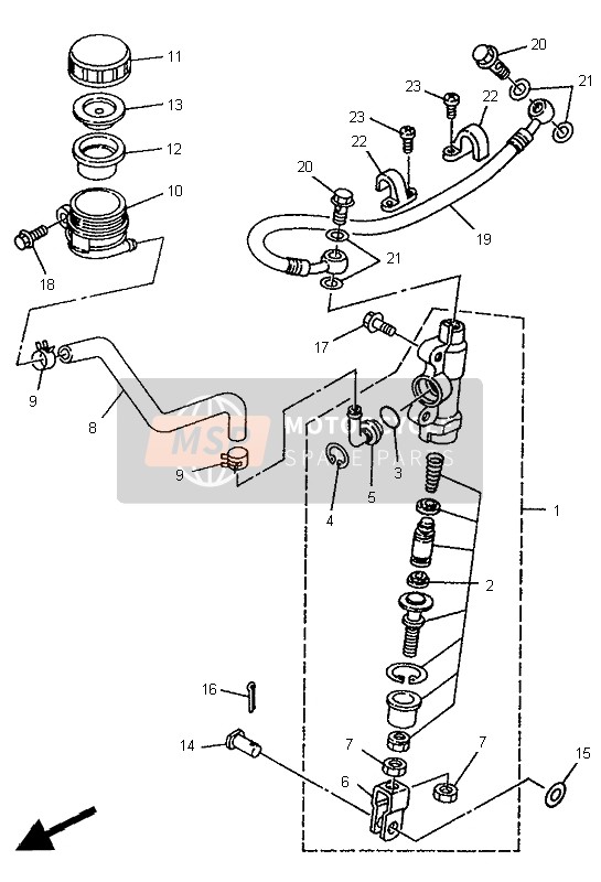 REAR MASTER CYLINDER