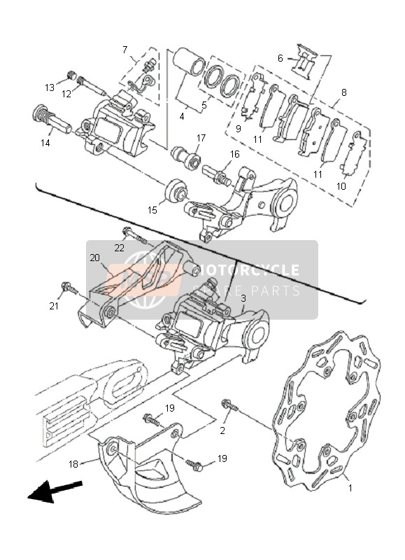 BREMSSATTEL HINTEN