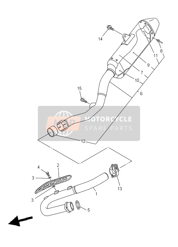 901050822400, Flensbout, Yamaha, 2