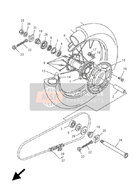 944181800500, Cerchio (1, 85-19), Yamaha, 0