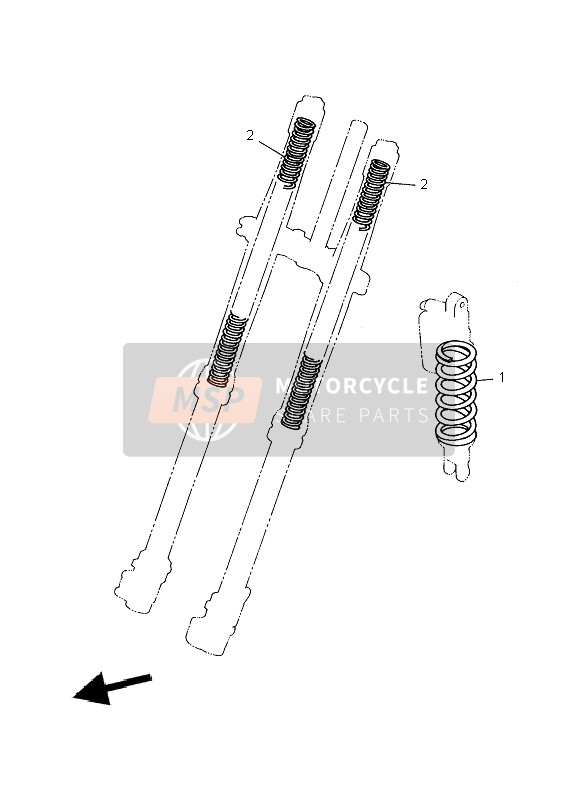 Yamaha YZ250 2010 Alternate For Chassis for a 2010 Yamaha YZ250