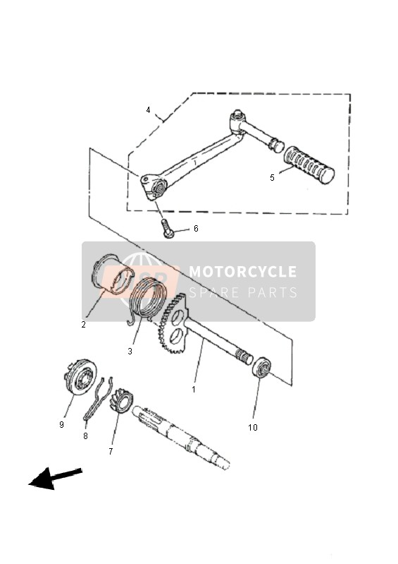 Yamaha PW50 2011 ANLASSER für ein 2011 Yamaha PW50