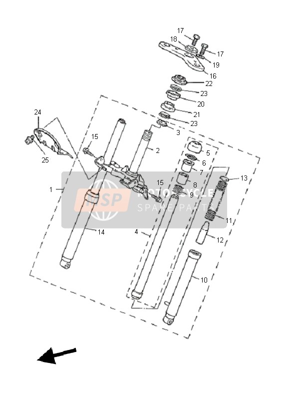 Fourche avant