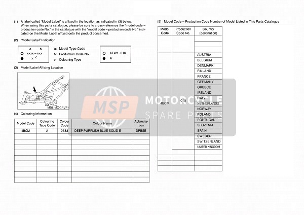 Etiqueta de modelo