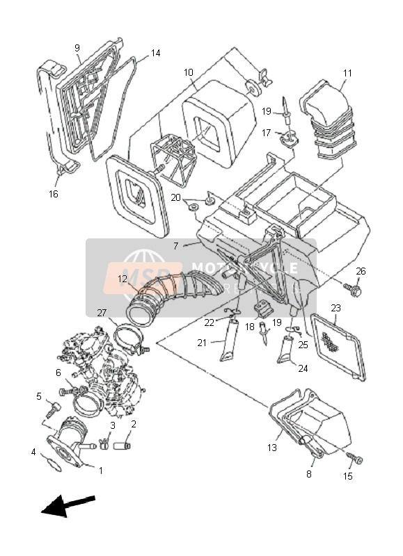 Yamaha TT-R125 SW & LW 2011 EINLASS für ein 2011 Yamaha TT-R125 SW & LW