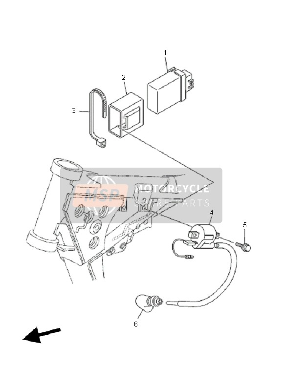 Yamaha YZ85 SW & LW 2011 Electrical 1 for a 2011 Yamaha YZ85 SW & LW