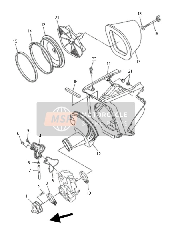 Yamaha YZ250F 2011 Admission pour un 2011 Yamaha YZ250F