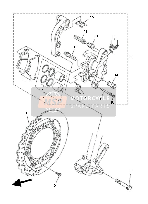 BREMSSATTEL VORNE