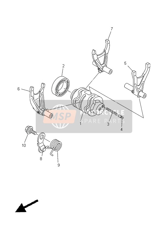 Shift Cam & Fork