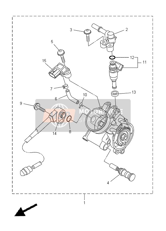 Yamaha YZ450F 2012 Assunzione 2 per un 2012 Yamaha YZ450F