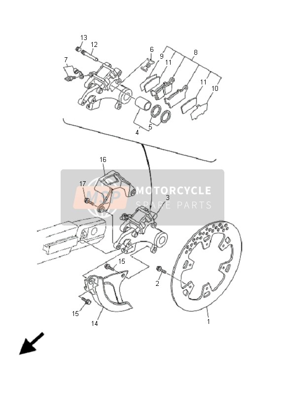 Rear Brake Caliper